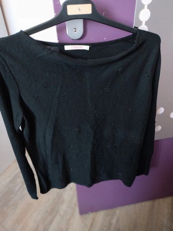 Haut noir camaïeu taille S