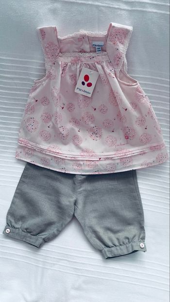 Ensemble tunique p’tit bisou 12 mois 