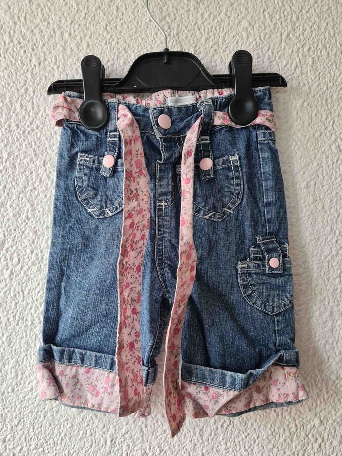 pantacourt en jeans Kimbaloo