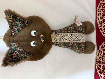 doudou musical vintage chat borg