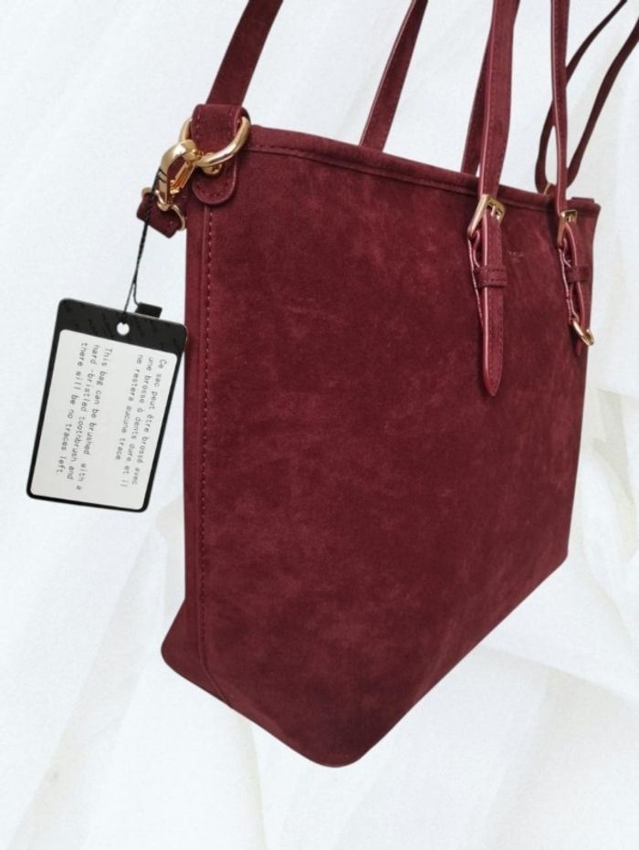 Sac shopping bordeaux - photo numéro 6