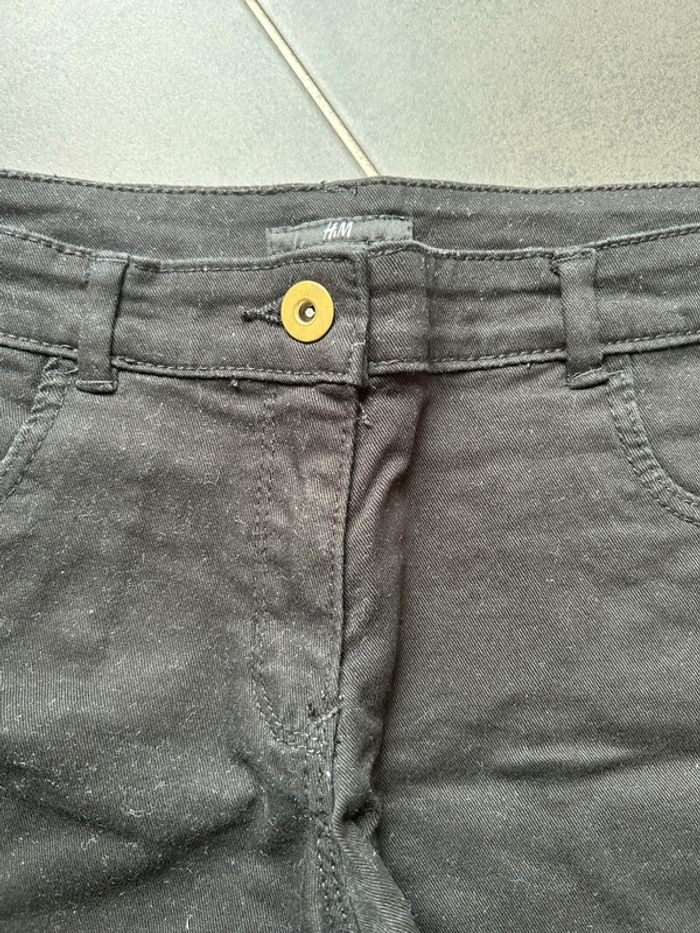 Short en jeans fin noir femme taille 38 H&M - photo numéro 2