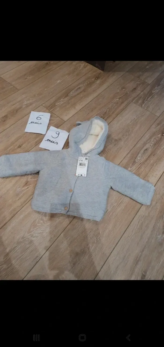 Manteau Molletonné mango neuf