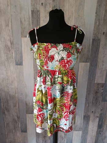 Tunique fleurie camaïeu taille 3