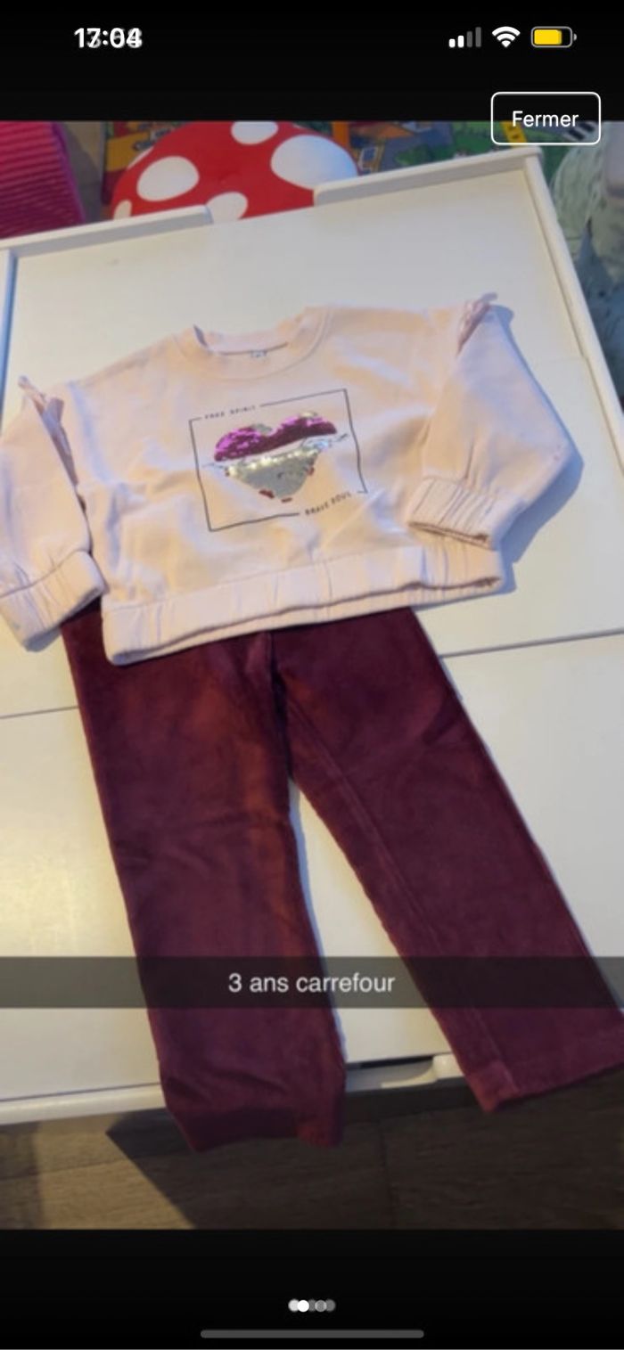 Ensemble fille