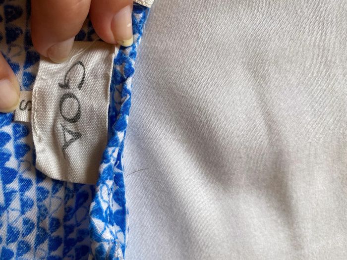 Débardeur bleu et blanc - photo numéro 3