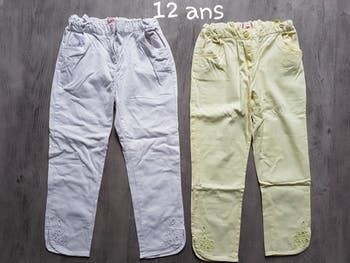 Pantacourts lot 12 ans