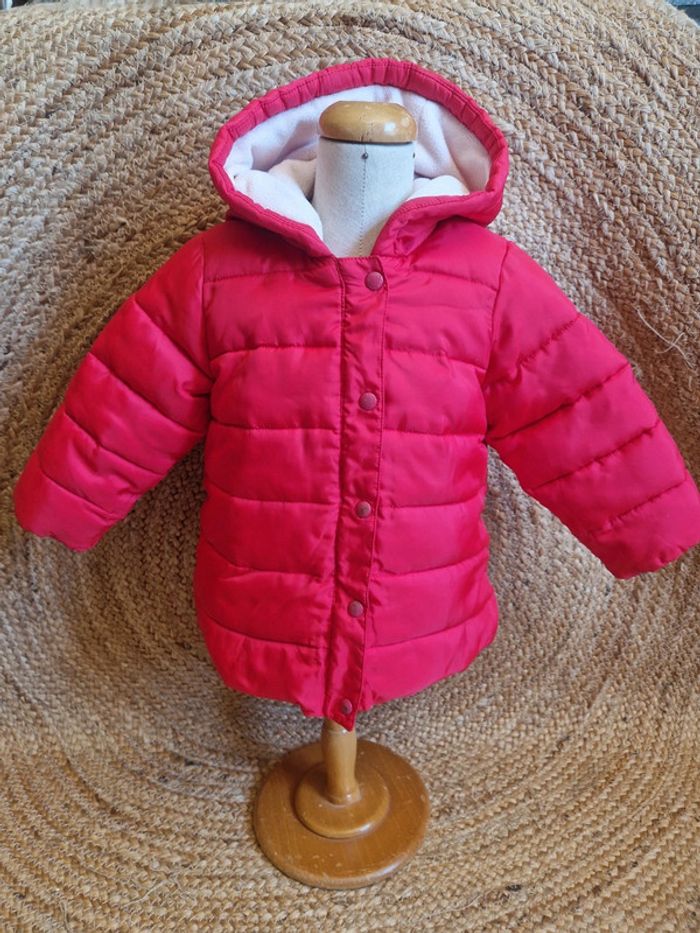 Manteau rose fille petit bateau 24 mois 86cm - photo numéro 2