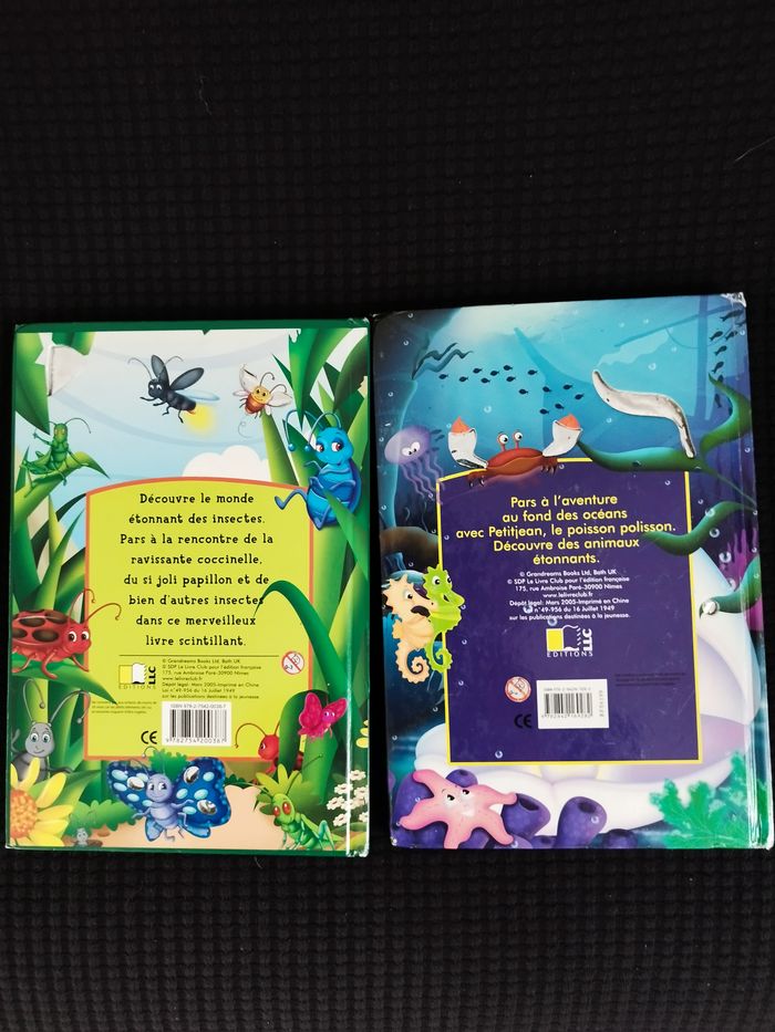 livres cartonnés scintillants Les insectes et une aventure dans l'océan - photo numéro 3
