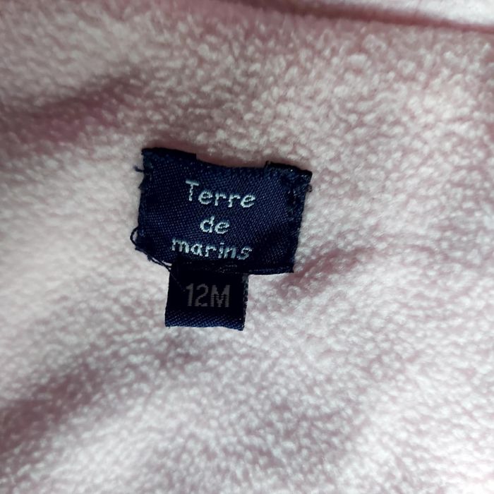 Manteau d'hiver à capuche rose fushia 12 mois "Terre de marin" - photo numéro 5