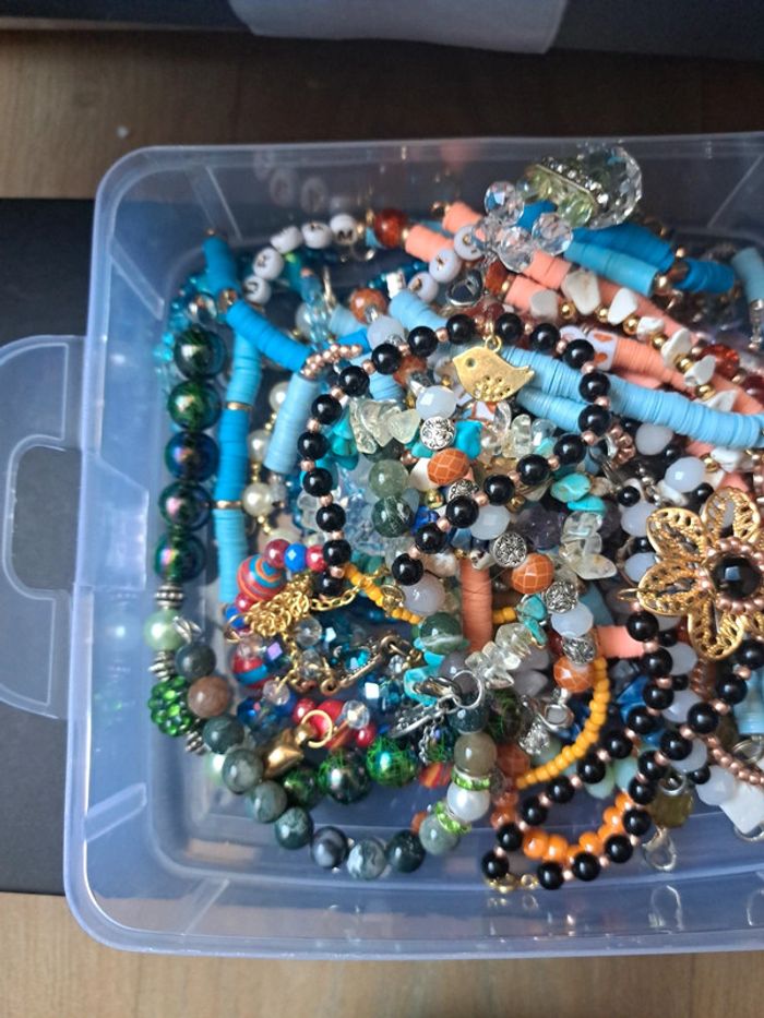 Lot de bracelets multicolore artisanale - photo numéro 8