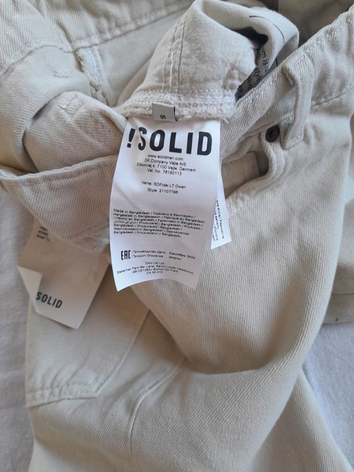 Short jean coton ! Solid modèle Owen loose fit neuf avec étiquette - photo numéro 5