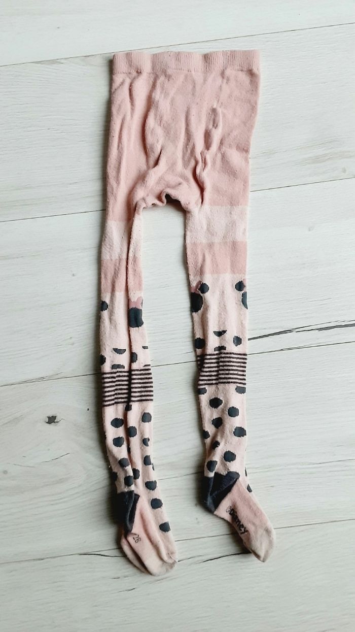 Vêtement fille collants rose Disney Minnie pointure 23 - 26 - photo numéro 3