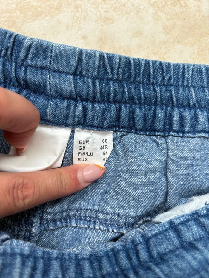 Short fluide - taille 54 - en très bon état - couleur jeans - photo numéro 5