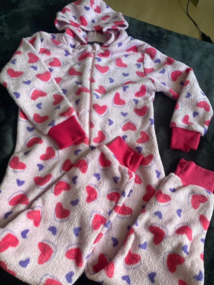 combinaison de pyjama, douce à cœur pour enfants, fille - photo numéro 4