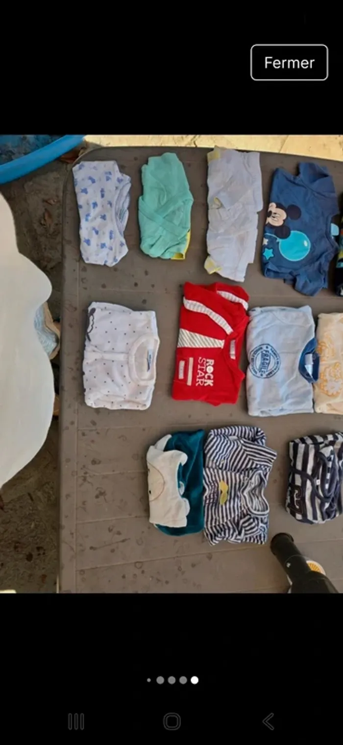 Gros lots de vêtements 1 mois garcon - photo numéro 10