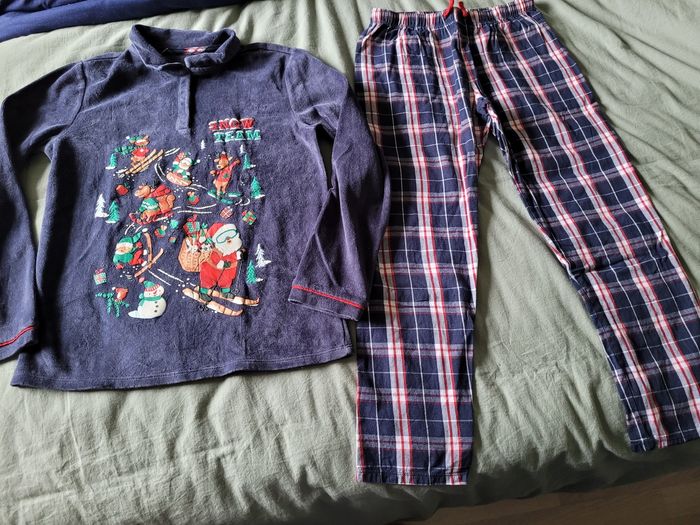 pyjama bi matière sergent major collection Noël 11ans  (15e)