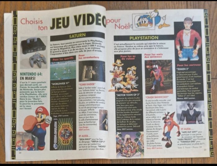 Ancien journal de mickey avec cadeau jeu Bossu de notre dame N°2322 de 1996 vintage - photo numéro 8