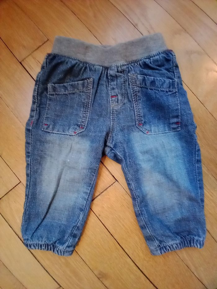 Lot de 3 jeans garçon 6 mois - photo numéro 2