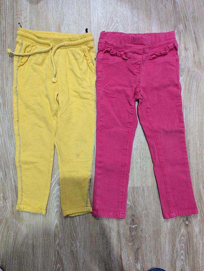 Lot 2 pantalons 36 mois