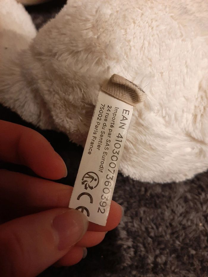 Peluche chien blanc - photo numéro 14