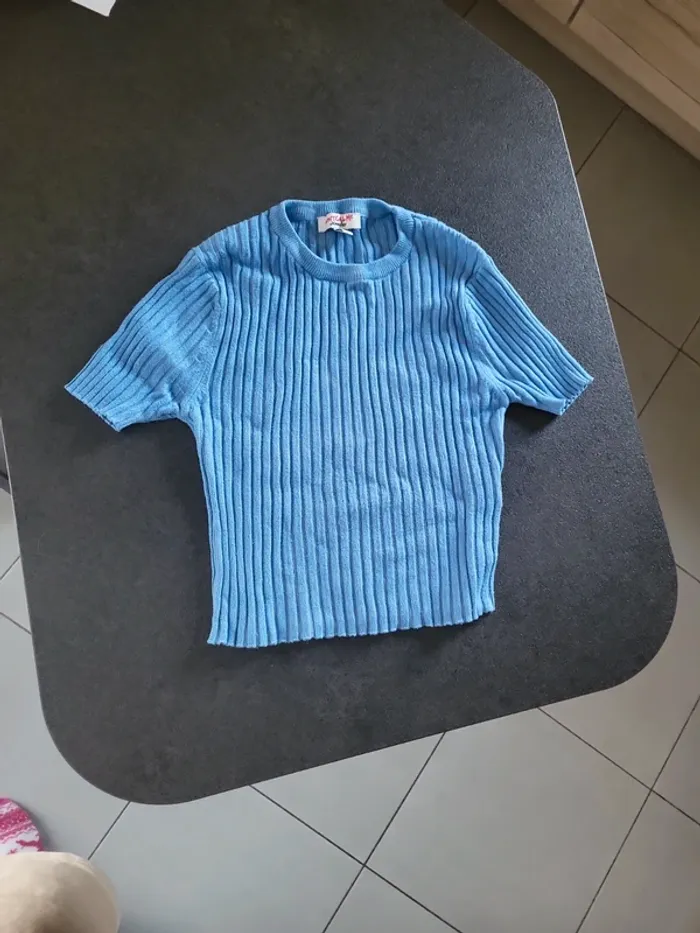 Tee-shirt bleu xs jennyfer