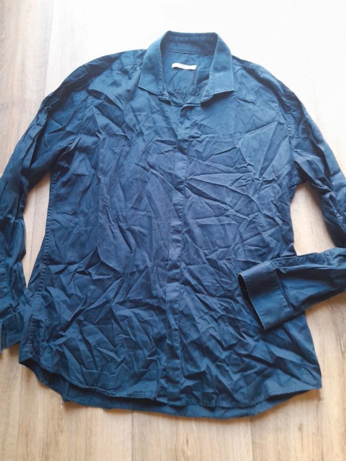 Chemise bleu Gémo taille 42 💞 - photo numéro 2