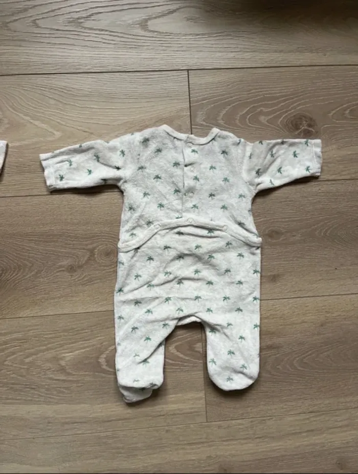 Lot de 2 pyjamas velours gemo 1 mois - photo numéro 4
