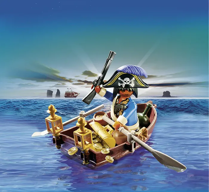 Playmobil 4942 Pirate avec barque et trésor Oeuf de Pâques - photo numéro 2