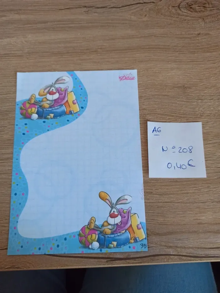 Feuille Diddl A6 208 0,40€