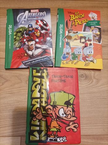 Lot livres bibliothèque verte 8/10 ans