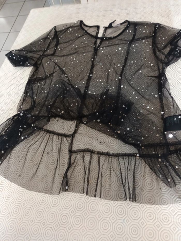 Chemise H&M T 38 noir - photo numéro 2