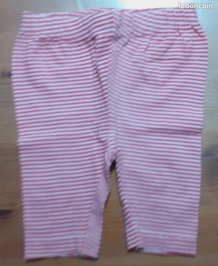 Robe et legging - tenue légère - fille t. 1 mois - photo numéro 3