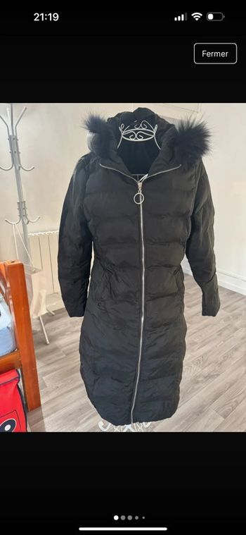 Doudoune longue en duvet
