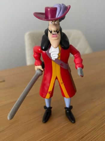 Peter Pan Capitaine Crochet 15 cm figurine vintage