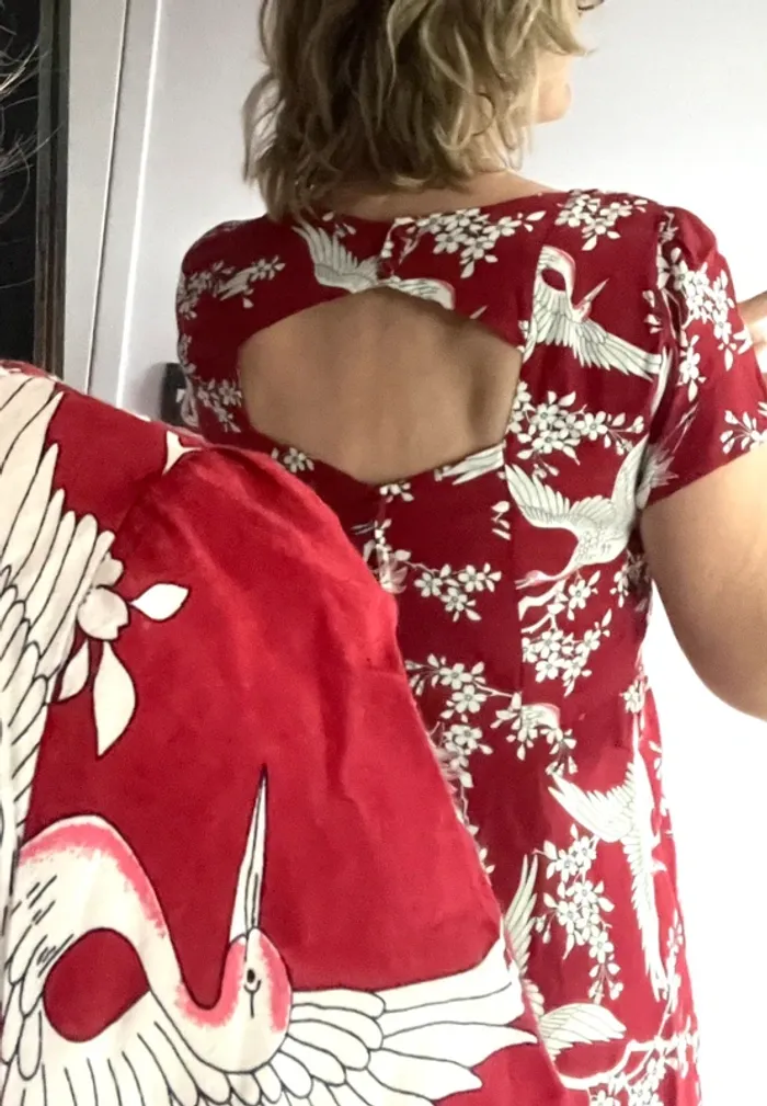 Robe oiseaux Dorothée Perkins 42 - photo numéro 4