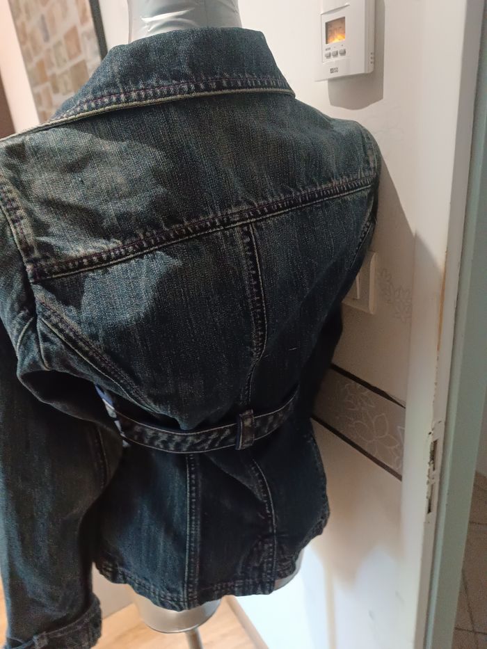 Veste jean femme t 38 etam - photo numéro 6