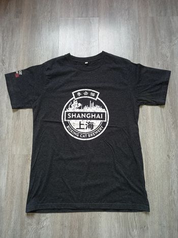 tee shirt gris shanghai boxing cat taille M