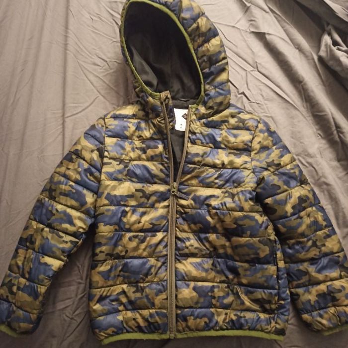 Doudoune légère 8 ans camouflage