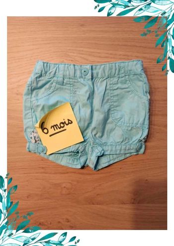 Short 6 mois fille