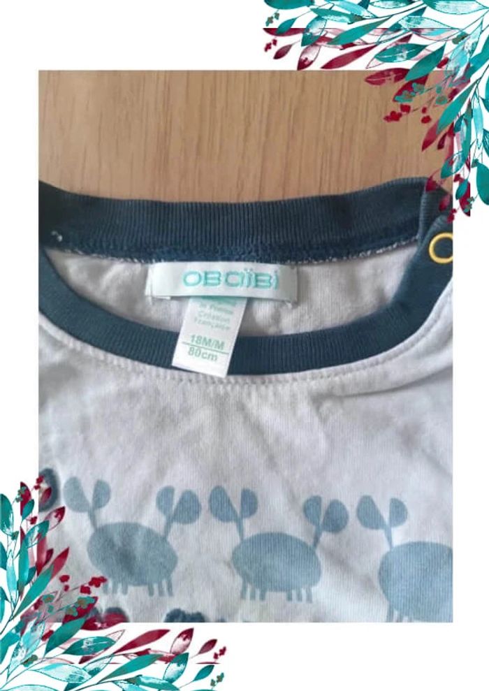 T-shirt garçon crabe 18 mois - photo numéro 6