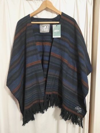Poncho Jetty en coton