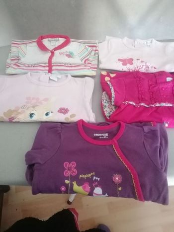 5 pyjamas été (2 orchestra, 1 Disney, 1 Catimini, 1 kitchoun)
