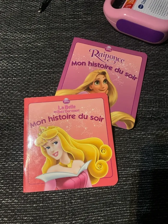 Lot 2 livres Mon histoire du soir - Raiponce et la belle au bois dormant