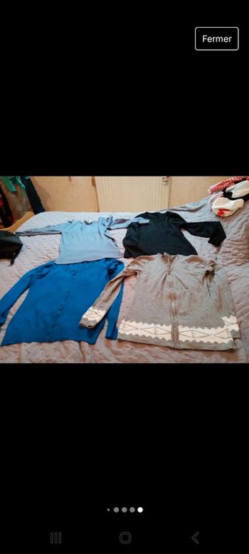 Lot de gilet et pull