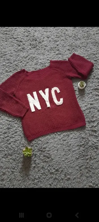 Pull grosse maille NYC