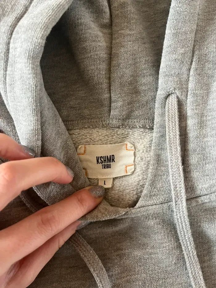 Sweat-shirt gris - photo numéro 6