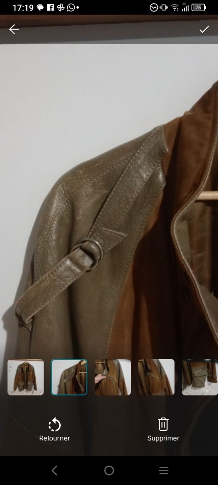 Blouson vintage L bimatière c84 - photo numéro 2