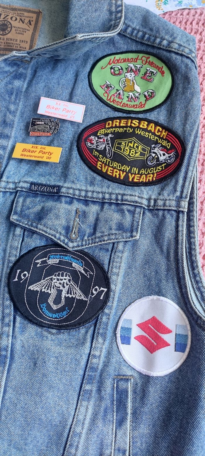 Veste customisée, Arizona Jeans, MC Abschwarter 1996 - photo numéro 6