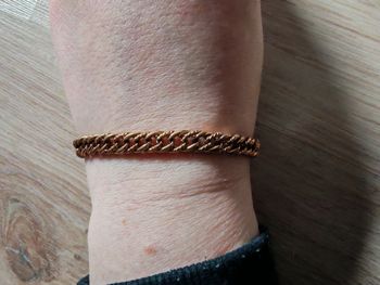 Bracelet gourmette chaîne maillons cubains vintage 